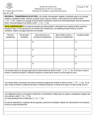 Formulario W-1 LTCS Solicitud De Cuidado a Largo Plazo/Exencion - Connecticut (Spanish), Page 11