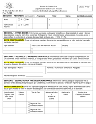 Formulario W-1 LTCS Solicitud De Cuidado a Largo Plazo/Exencion - Connecticut (Spanish), Page 9