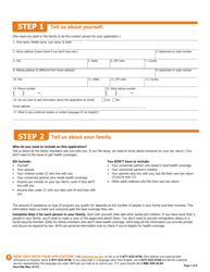Form 94A Application for Health Coverage &amp; Help Paying Costs - Georgia (United States), Page 2
