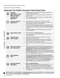 Form DHS1100 &quot;Application for Health Coverage &amp; Help Paying Costs&quot; - Hawaii