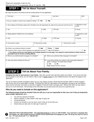 Form DHS1100 Application for Health Coverage &amp; Help Paying Costs - Hawaii, Page 3