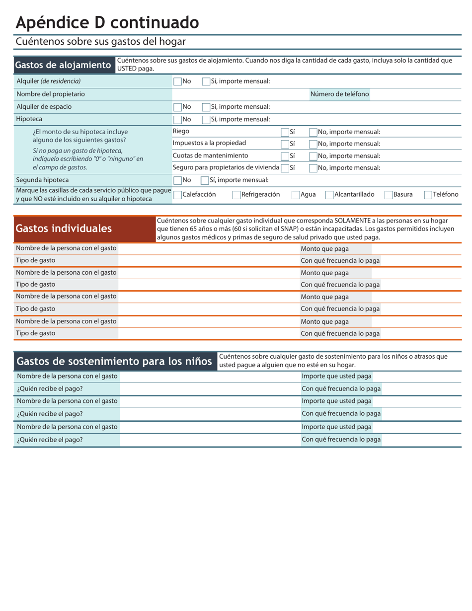 Formulario HW2014S Solicitud De Asistencia De Seguro De Salud Del Estado - Idaho (Spanish), Page 18