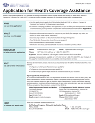 Form HW2014 &quot;Application for Health Coverage Assistance&quot; - Idaho