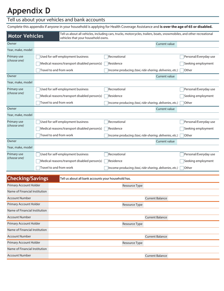 Form HW2014 Application for Health Coverage Assistance - Idaho, Page 16