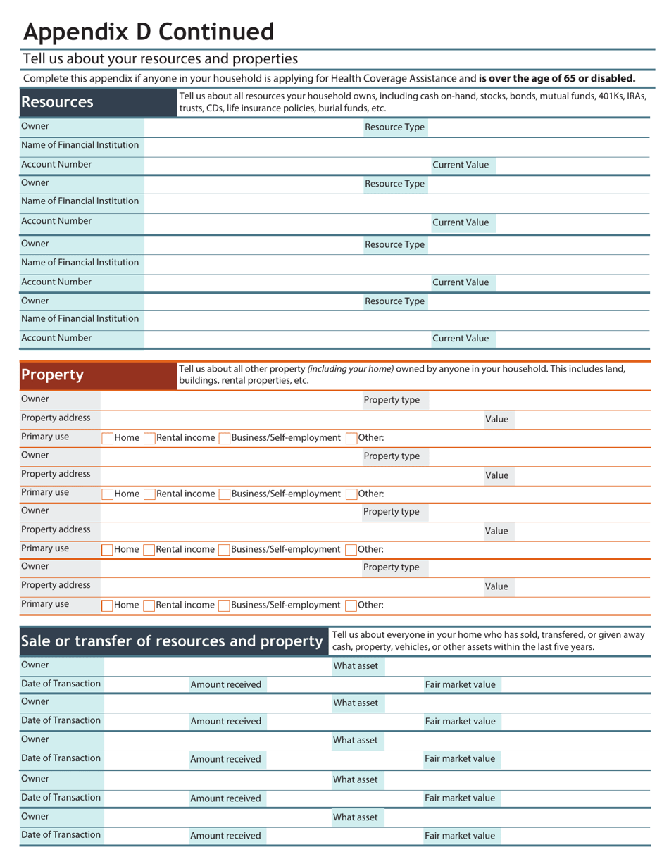 Form HW2014 Application for Health Coverage Assistance - Idaho, Page 17