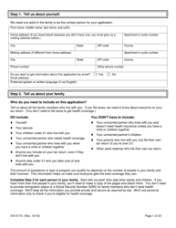 Form 470-5170 Application for Health Coverage and Help Paying Costs - Iowa, Page 3