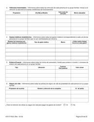 Form 470-5170(S) Solicitud De Cobertura Medica Y Asistencia Para Abonar El Costo - Iowa, Page 22