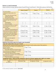Form KC1500 Application for Medical Assistance for the Elderly and Persons With Disabilities - Kansas, Page 5