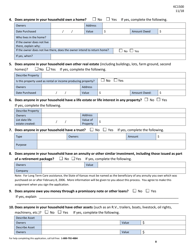 Form KC1500 Application for Medical Assistance for the Elderly and Persons With Disabilities - Kansas, Page 8