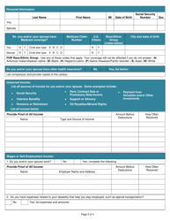 Form ES-3100.8 Application/Redetermination Medicare Savings Plans - Kansas, Page 2