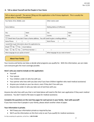 Form KC1100 Application for Medical Assistance for Families With Children - Kansas, Page 2