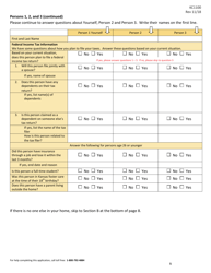Form KC1100 Application for Medical Assistance for Families With Children - Kansas, Page 5