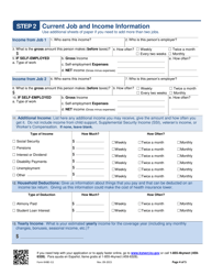 Form KHBE-I11 Health Coverage &amp; Help Paying Costs - Application for One Person - Kentucky, Page 4