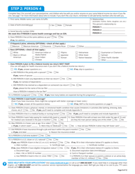 BHSF Form 1-A Application for Health Coverage - Louisiana, Page 10