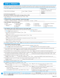 BHSF Form 1-A Application for Health Coverage - Louisiana, Page 8