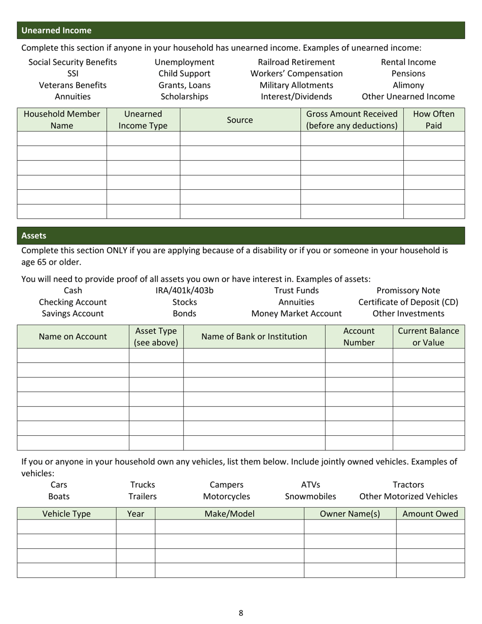 Form APP10 Application for Mainecare Benefits - Maine, Page 10