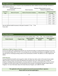 Form APP10 Application for Mainecare Benefits - Maine, Page 12