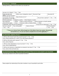 Form APP10 Application for Mainecare Benefits - Maine, Page 4