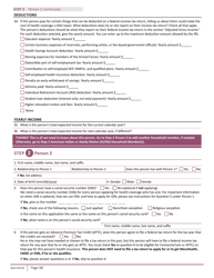 Form ACA-3-0719 Massachusetts Application for Health and Dental Coverage and Help Paying Costs - Massachusetts, Page 12