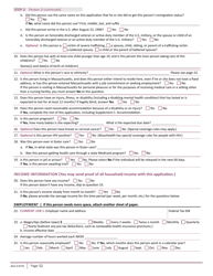 Form ACA-3-0719 Massachusetts Application for Health and Dental Coverage and Help Paying Costs - Massachusetts, Page 14