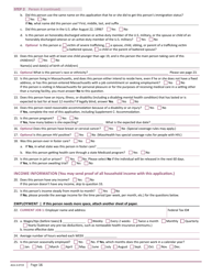 Form ACA-3-0719 Massachusetts Application for Health and Dental Coverage and Help Paying Costs - Massachusetts, Page 18