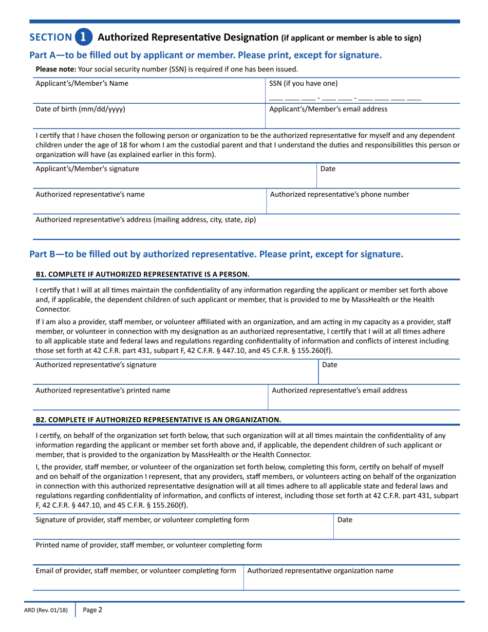 Form ACA-3-0719 Massachusetts Application for Health and Dental Coverage and Help Paying Costs - Massachusetts, Page 30