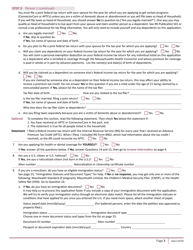 Form ACA-3-0719 Massachusetts Application for Health and Dental Coverage and Help Paying Costs - Massachusetts, Page 5