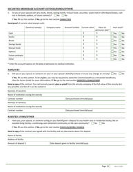 Form SACA-2-0320 Application for Health Coverage for Seniors and People Needing Long-Term-Care Services - Massachusetts, Page 15