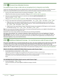 Form SACA-2-0320 Application for Health Coverage for Seniors and People Needing Long-Term-Care Services - Massachusetts, Page 18