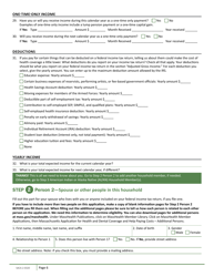 Form SACA-2-0320 Application for Health Coverage for Seniors and People Needing Long-Term-Care Services - Massachusetts, Page 8