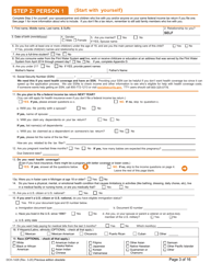 Form DCH-1426 Application for Health Coverage &amp; Help Paying Costs - Michigan, Page 3