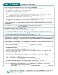 Formulario DHS-6696-SPA Solicitud De Cobertura De Salud Y Ayuda Con El Pago De Costos - Minnesota (Spanish), Page 5