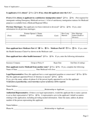Form DOM-300 Application for Mississippi Medicaid Aged, Blind and Disabled Medicaid Programs - Mississippi, Page 3