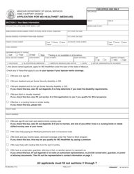 Form MO886-3846 Application for Mo Healthnet (Medicaid) - Missouri, Page 2
