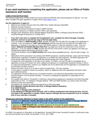 Form DPHHS-HCS-250 &quot;Application for Assistance&quot; - Montana