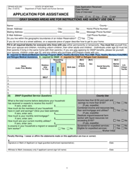 Form DPHHS-HCS-250 Application for Assistance - Montana, Page 2