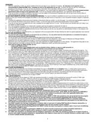 Form DPHHS-HCS-250 Application for Assistance - Montana, Page 3