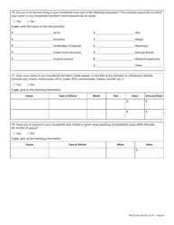 Form MILTC-64 Application for Nebraska Medicaid for Aged and Disabled - Nebraska, Page 5