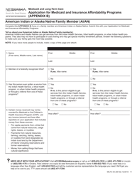 Form MILTC-53 Application for Medicaid and Insurance Affordability Programs (Financial Assistance) - Nebraska, Page 11