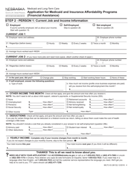 Form MILTC-53 Application for Medicaid and Insurance Affordability Programs (Financial Assistance) - Nebraska, Page 4
