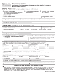 Form MILTC-53 Application for Medicaid and Insurance Affordability Programs (Financial Assistance) - Nebraska, Page 6