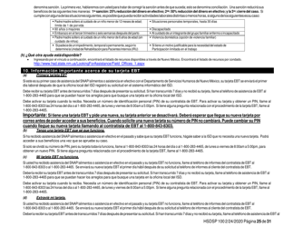Formulario HSDSP100 Solicitud De Asistencia - New Mexico (Spanish), Page 25