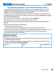 Form OHP7210 Application for Oregon Health Plan Benefits - Oregon, Page 38