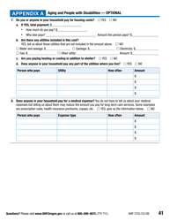 Form OHP7210 Application for Oregon Health Plan Benefits - Oregon, Page 41