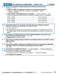 Formulario OHP7210 Solicitud De Beneficios Del Plan De Salud De Oregon - Oregon (Spanish), Page 11