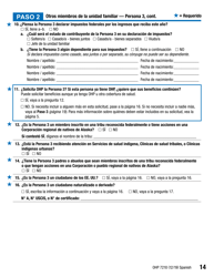 Formulario OHP7210 Solicitud De Beneficios Del Plan De Salud De Oregon - Oregon (Spanish), Page 14