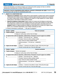 Formulario OHP7210 Solicitud De Beneficios Del Plan De Salud De Oregon - Oregon (Spanish), Page 19