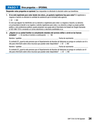 Formulario OHP7210 Solicitud De Beneficios Del Plan De Salud De Oregon - Oregon (Spanish), Page 34