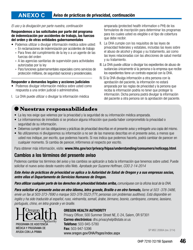 Formulario OHP7210 Solicitud De Beneficios Del Plan De Salud De Oregon - Oregon (Spanish), Page 46