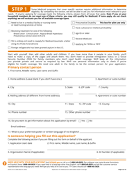 DHHS Form 3400 Application for Medicaid and Affordable Health Coverage - South Carolina, Page 5
